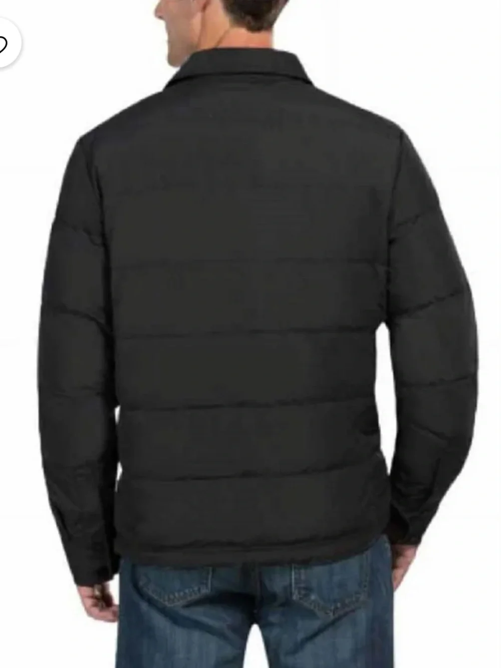32 Degree Heat Quilted Down Shirt Jacket Mens Large